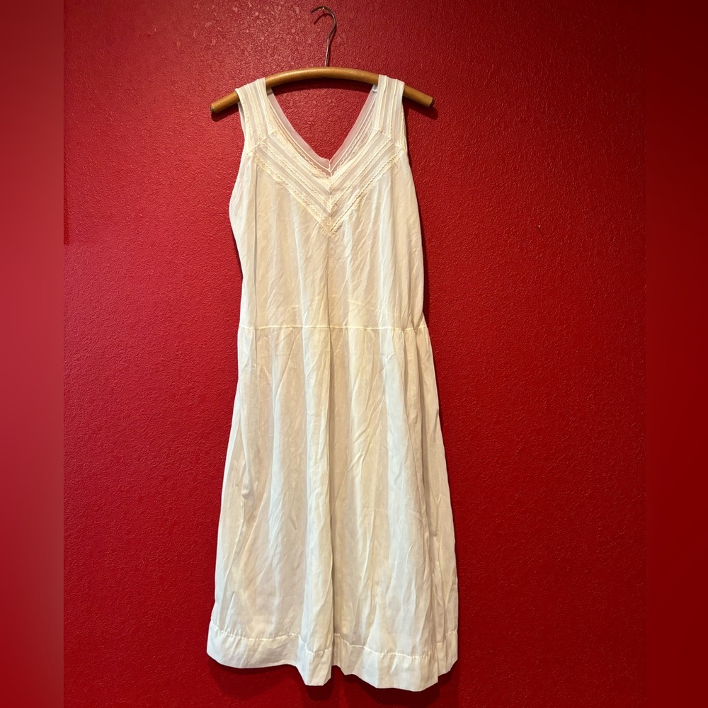 1960s Lane Bryant Nylon Cotton Slip, Nightgown
